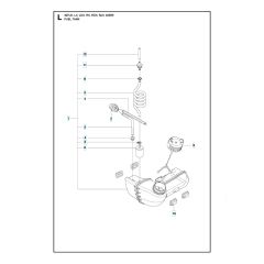 Husqvarna 327Ldx - Fuel Tank