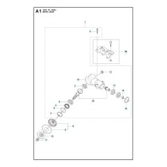 Husqvarna 343R - Bevel Gear