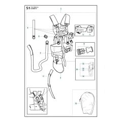 Husqvarna 343R - Harness