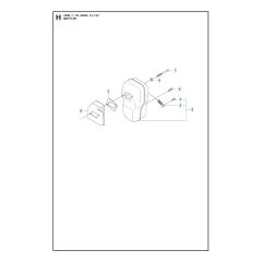 Husqvarna 343R - Muffler