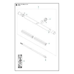 Husqvarna 343R - Shaft