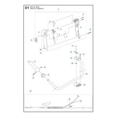 Husqvarna 343R - Throttle Controls