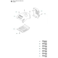Husqvarna 345R - Cover