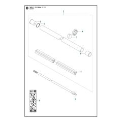 Husqvarna 345RX - Shaft