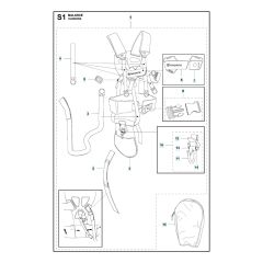 Husqvarna 345FR - Harness