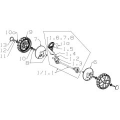 Masport 350ST - 465806 - Apr 2020 > 8445824 - Wheel Assembly