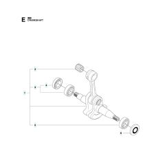 Husqvarna 353 - Crankshaft