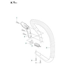 Husqvarna 353 - Handle & Controls