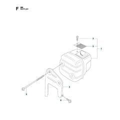 Husqvarna 353 - Muffler