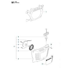 Husqvarna 353 - Starter