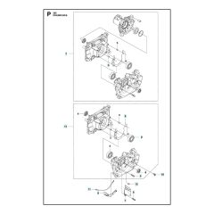 Husqvarna 355Fx - Crankcase