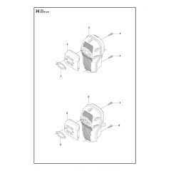 Husqvarna 355Fx - Muffler