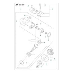 Husqvarna 355Rx - Bevel Gear
