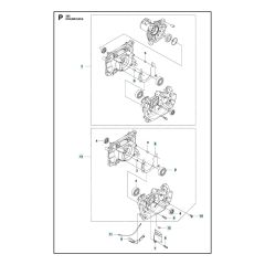 Husqvarna 355Rx - Crankcase