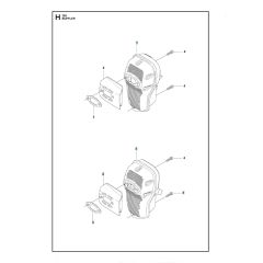 Husqvarna 355Rx - Muffler