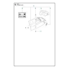 Husqvarna 365 - Cylinder Cover