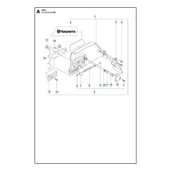 Husqvarna 365H - Clutch Cover