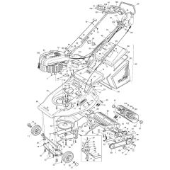 Hayter Harrier 56 AD - 340C (340C001001 - 340C099999) - Mainframe Assembly