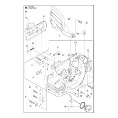 Husqvarna 435E - Crankcase