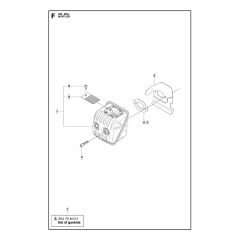 Husqvarna 435E - Muffler