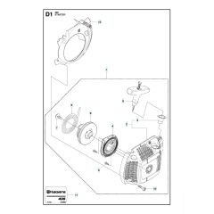 Husqvarna 435E - Starter