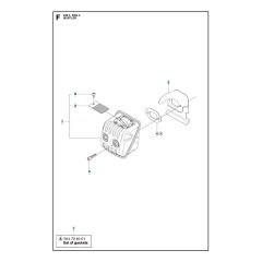 Husqvarna 435II - Muffler