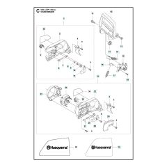 Husqvarna 436LI - Chain Brake