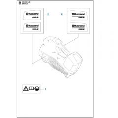 Husqvarna 436LiB - Decals