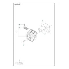 Husqvarna 445II - Muffler