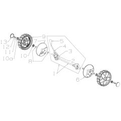 Masport 450ST - 465787 - Nov 2019 - Wheel Assembly