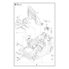 Husqvarna 461 - Crankcase