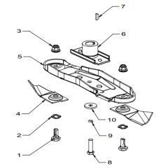 Masport 500AL - 579966 - Dec 2008 > 7178841
 - 460mm Quick Cut Blade Assembly