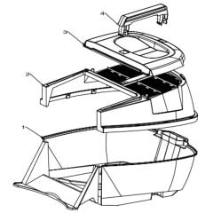 Masport 500AL - 579966 - Dec 2008 > 7178841
 - Catcher Assembly Plastic