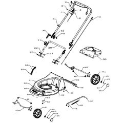 Masport 500AL - 579966 - Dec 2008 - Main Assembly