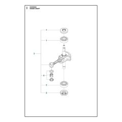 Husqvarna 522HD60X - Crankshaft