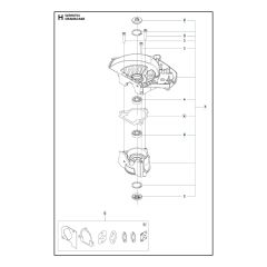 Husqvarna 522HS75X - Crankcase