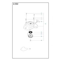 Husqvarna 522HS75X - Starter