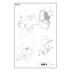 Husqvarna 522L - Cover