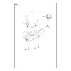 Husqvarna 522L - Fuel Tank