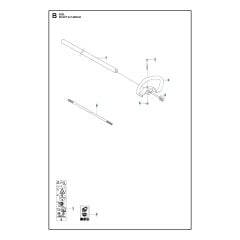 Husqvarna 522L - Shaft & Handle