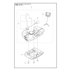 Husqvarna 524L - Fuel Tank