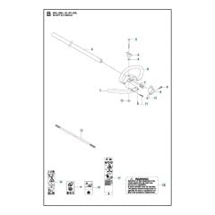 Husqvarna 524L - Shaft & Handle