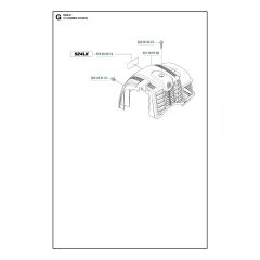 Husqvarna 524Lk - Cylinder Cover
