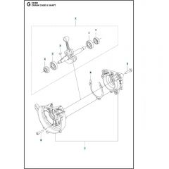 Husqvarna 525 BX - Crankcase