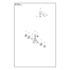 Husqvarna 525Ecs - Crankshaft