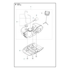 Husqvarna 525Ecs - Fuel Tank