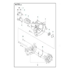 Husqvarna 525HE3 - Crankcase