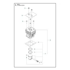 Husqvarna 525HE3 - Cylinder Piston