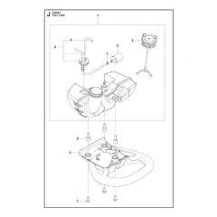 Husqvarna 525HE3 - Fuel Tank