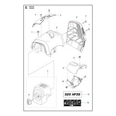 Husqvarna 525HF3S - Cover